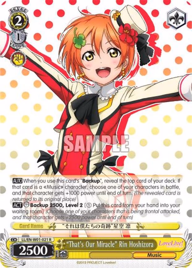 "That's Our Miracle" Rin Hoshizora