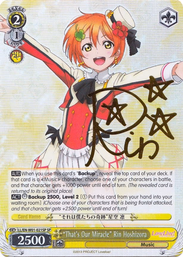 "That's Our Miracle" Rin Hoshizora
