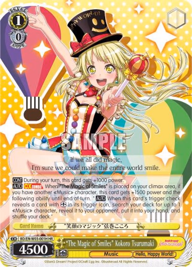 "The Magic of Smiles" Kokoro Tsurumaki