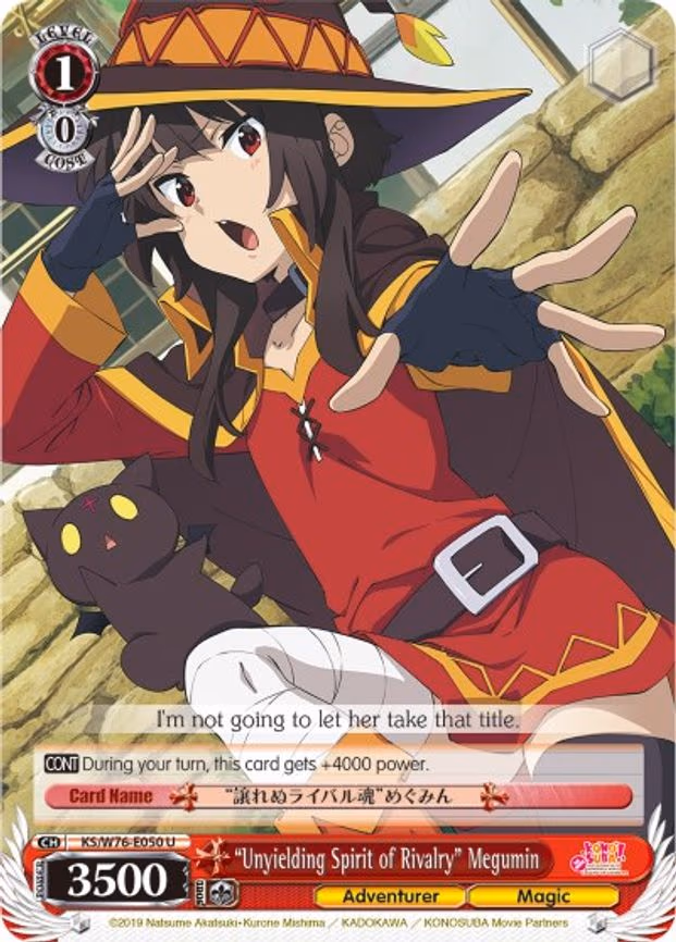 "Unyielding Spirit of Rivalry" Megumin