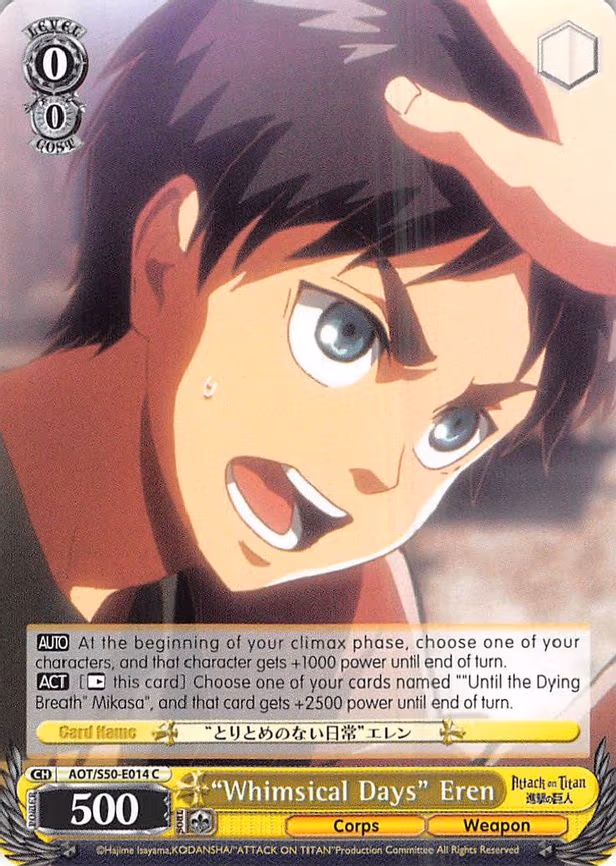 "Whimsical Days" Eren