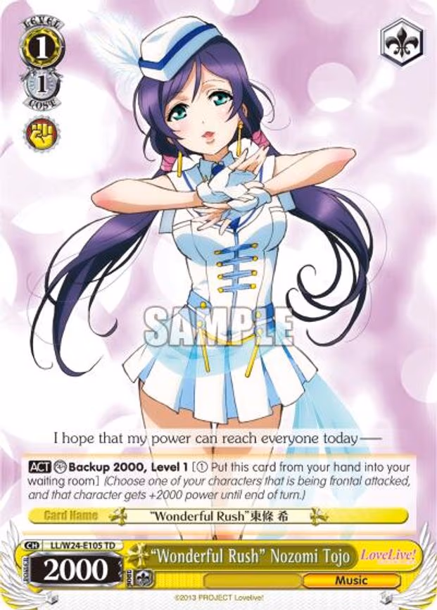 "Wonderful Rush" Nozomi Tojo
