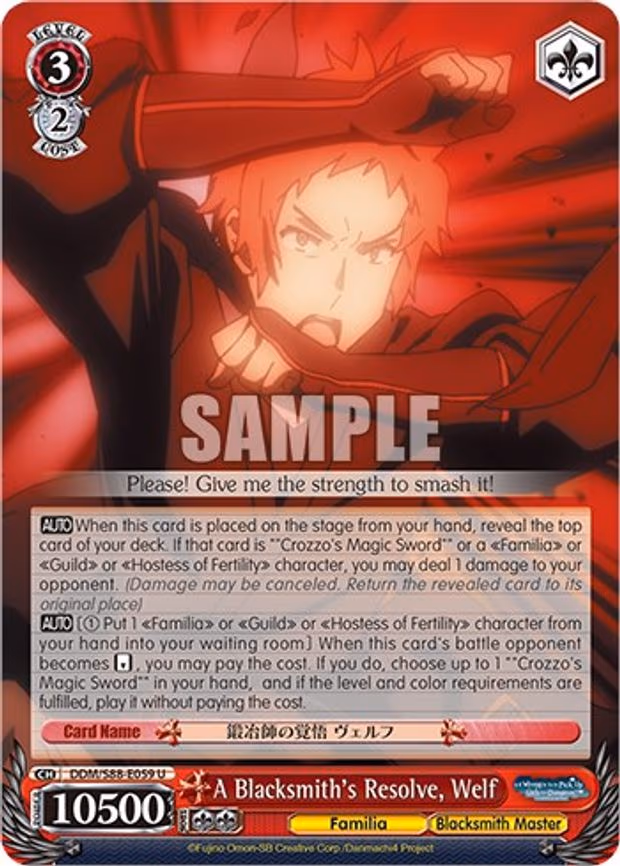 A Blacksmith's Resolve, Welf