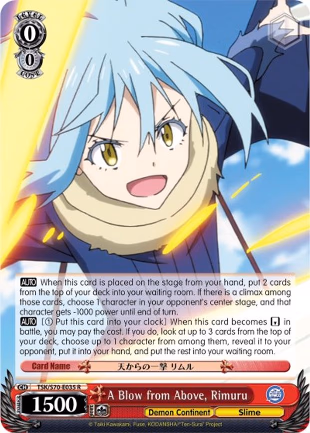 A Blow from Above, Rimuru