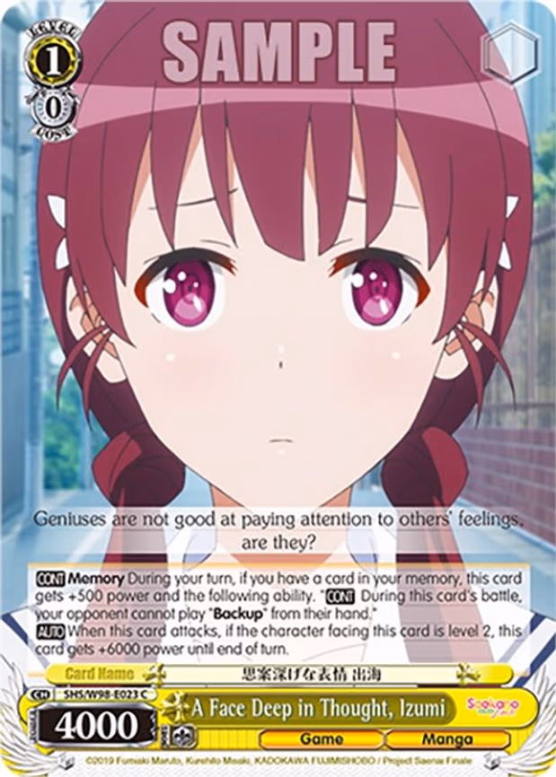 A Face Deep in Thought, Izumi