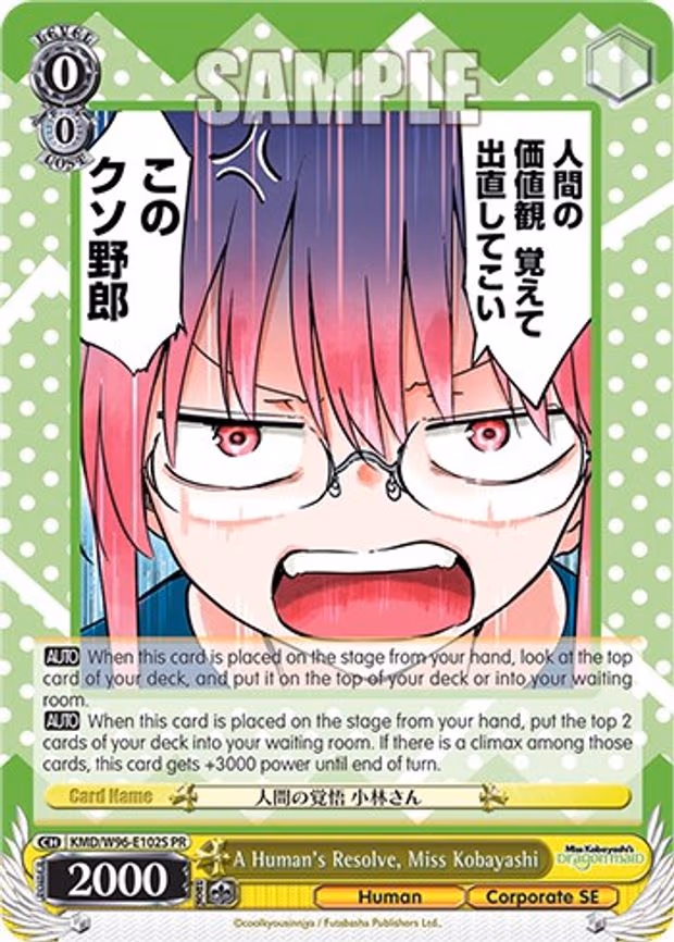 A Human's Resolve, Miss Kobayashi