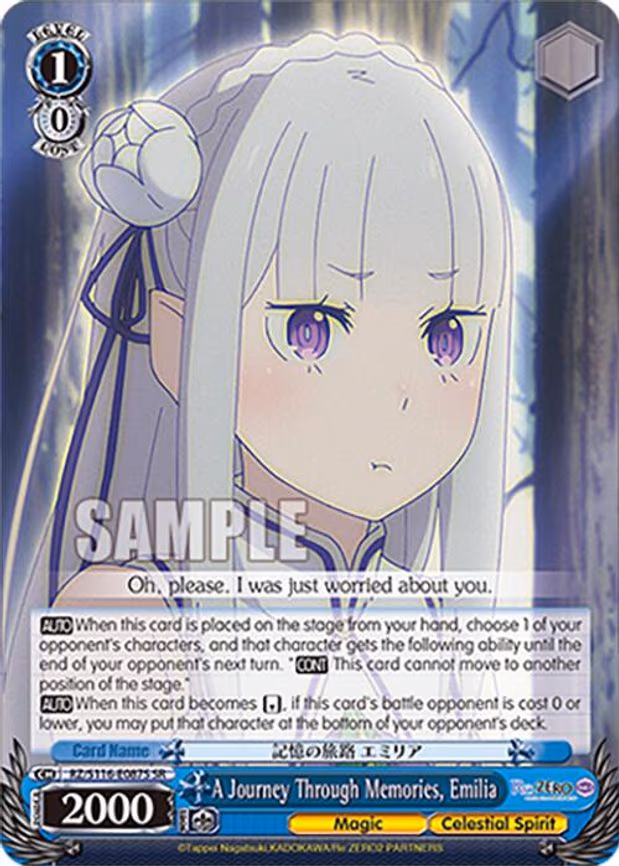 A Journey Through Memories, Emilia - Super Rare (RZ/S116-E087S)