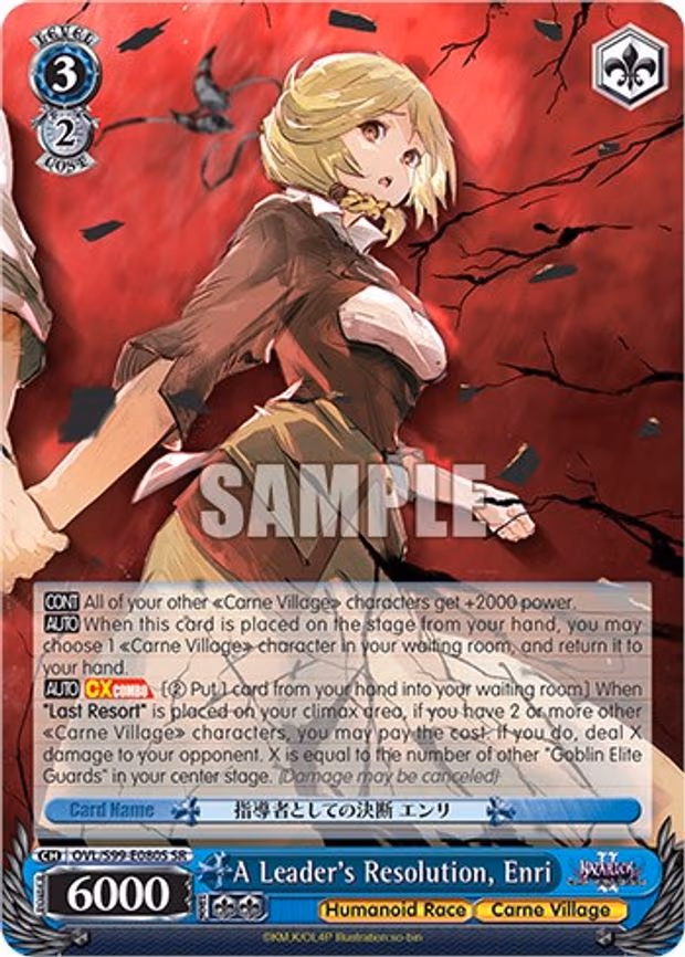 A Leader's Resolution, Enri