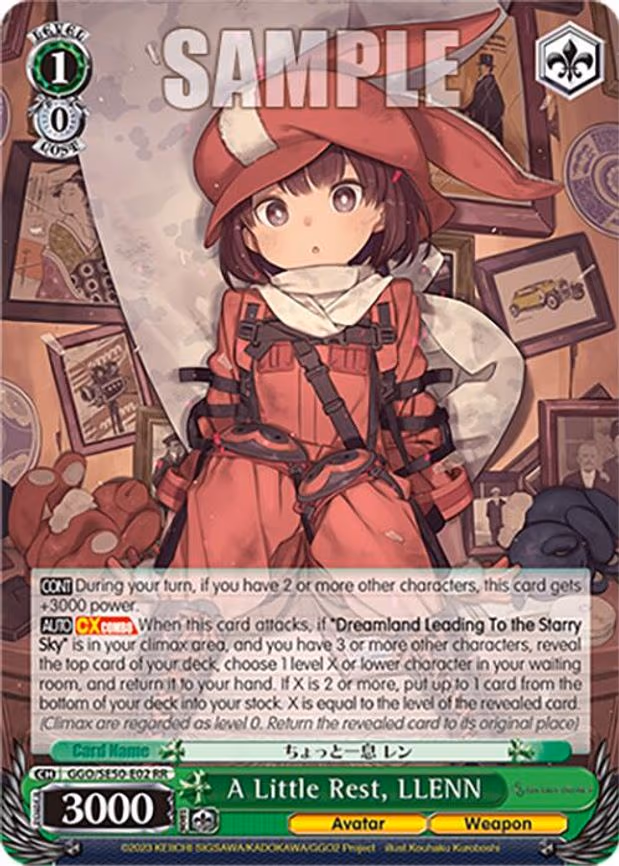 A Little Rest, LLENN