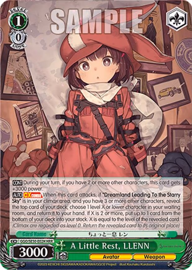 A Little Rest, LLENN