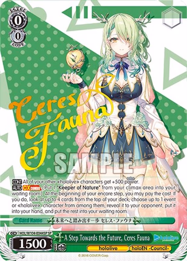 A Step Towards the Future, Ceres Fauna
