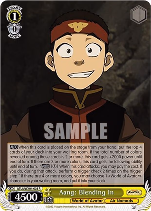 Aang: Blending In