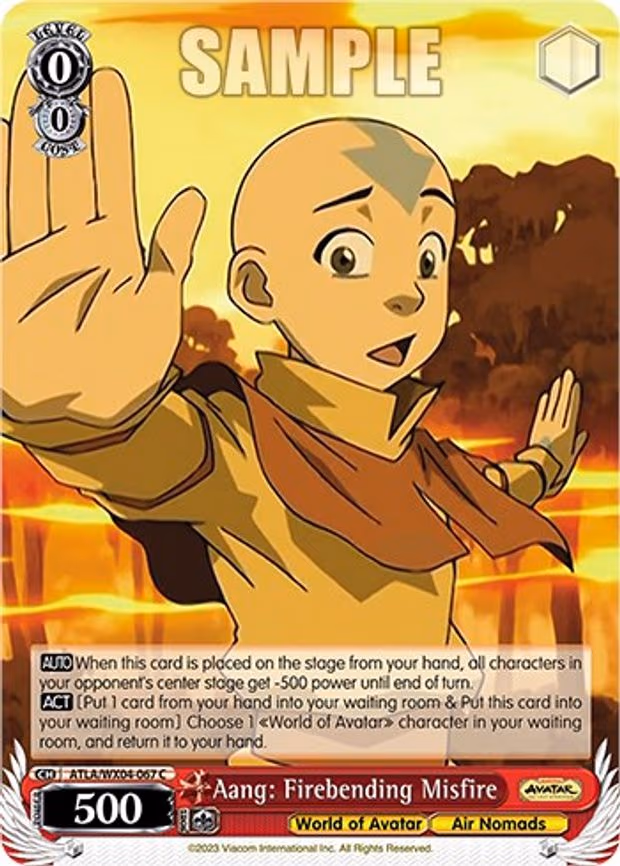 Aang: Firebending Misfire