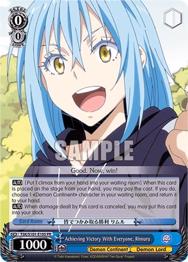 Achieving Victory With Everyone, Rimuru