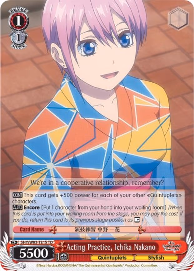 Acting Practice, Ichika Nakano