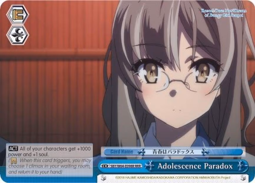 Adolescence Paradox