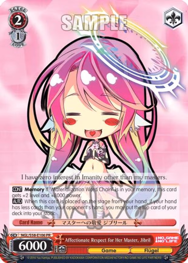 Affectionate Respect for Her Master, Jibril
