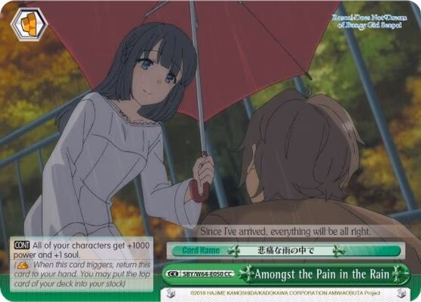 Amongst the Pain in the Rain