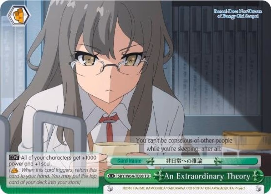 An Extraordinary Theory