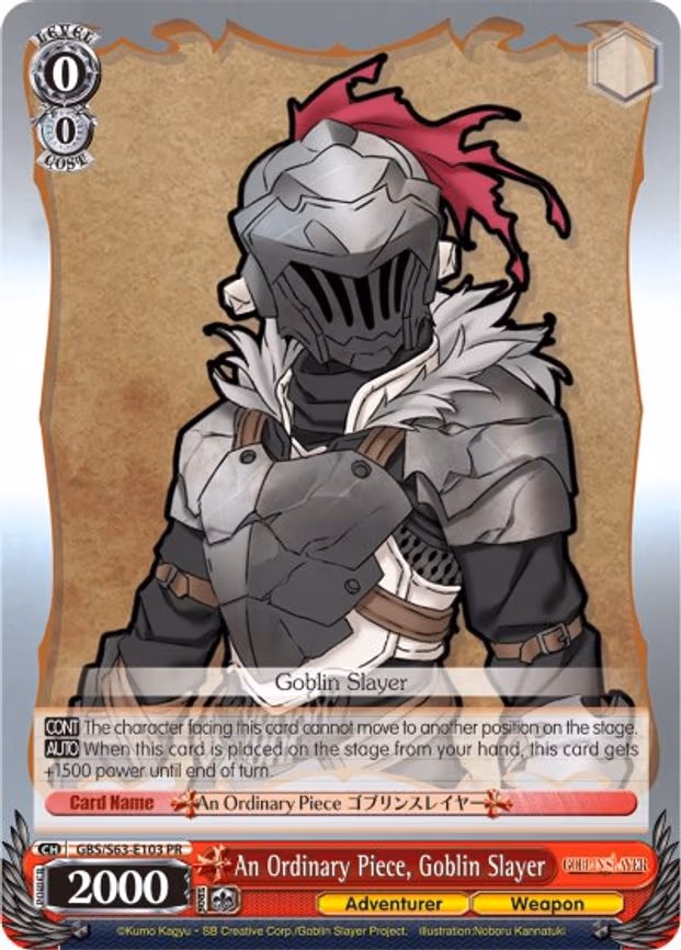 An Ordinary Piece, Goblin Slayer
