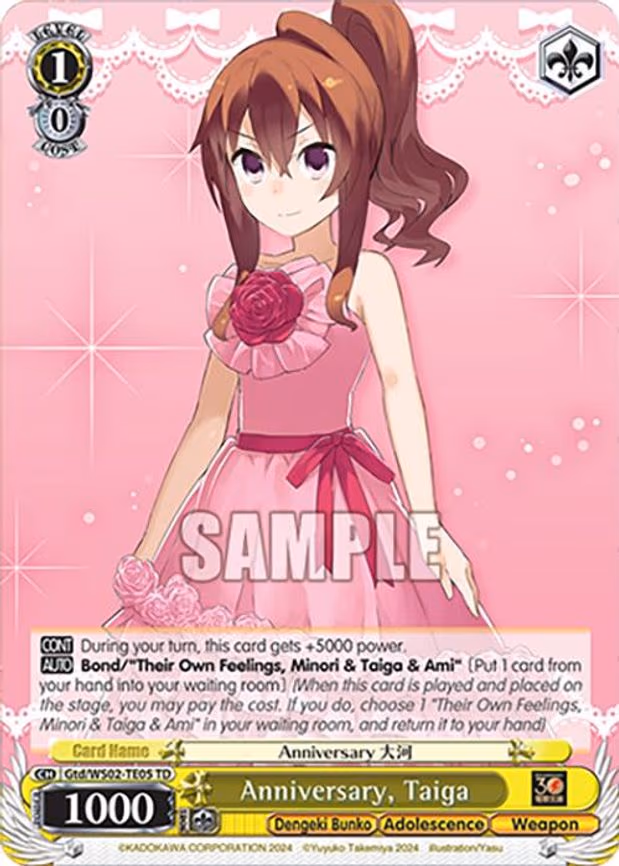Anniversary, Taiga