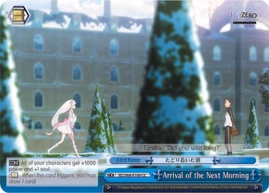 Arrival of the Next Morning