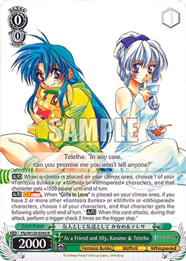 As a Friend and Ally, Kaname & Teletha