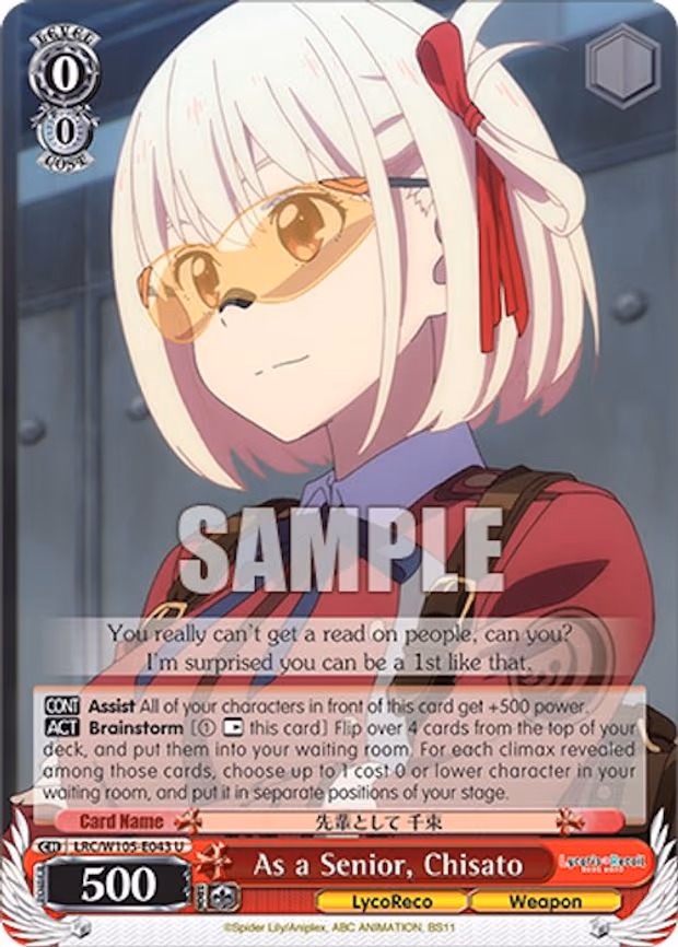 As a Senior, Chisato