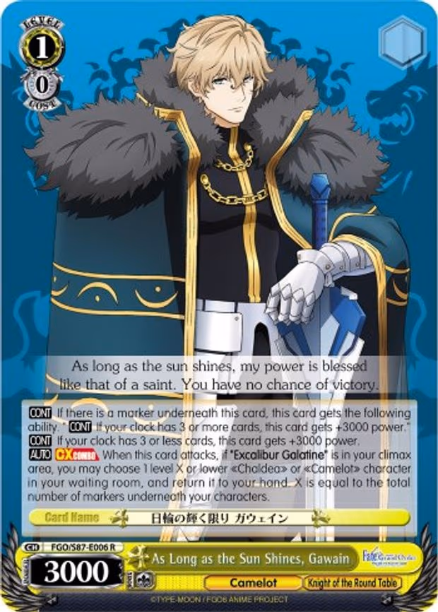 As Long as the Sun Shines, Gawain