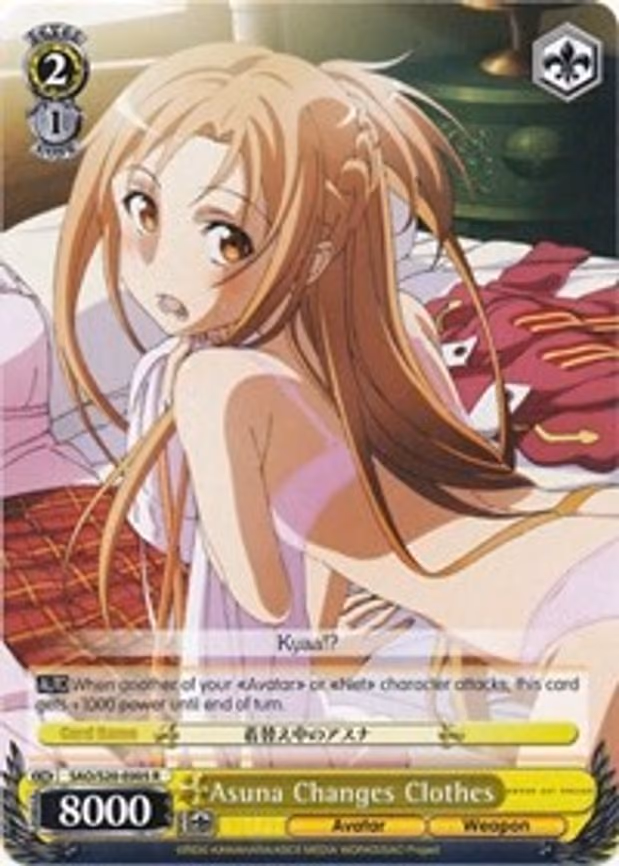 Asuna Changes Clothes
