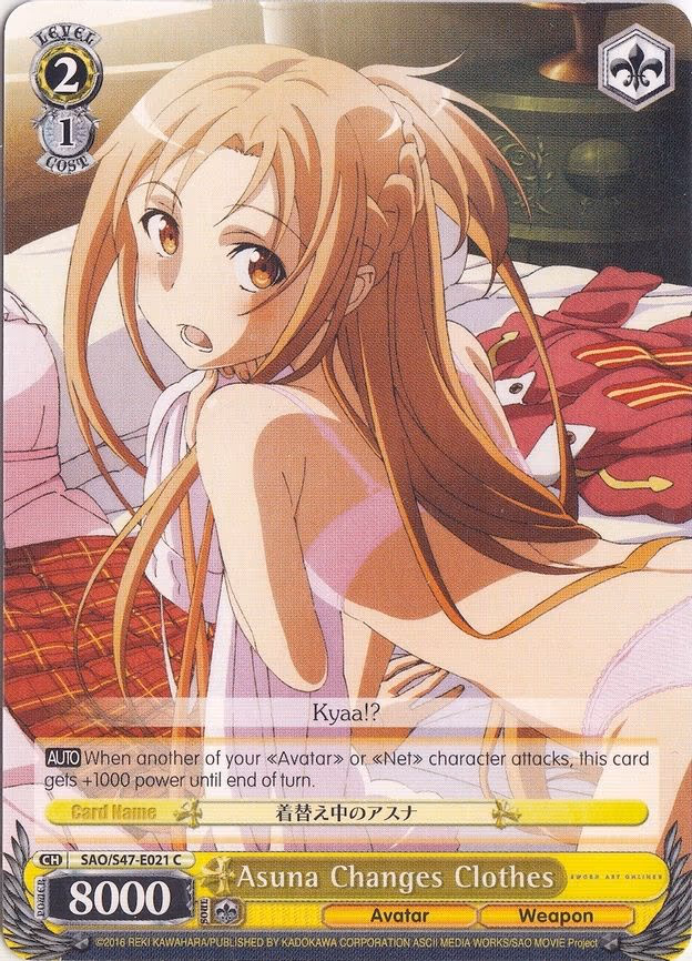 Asuna Changes Clothes