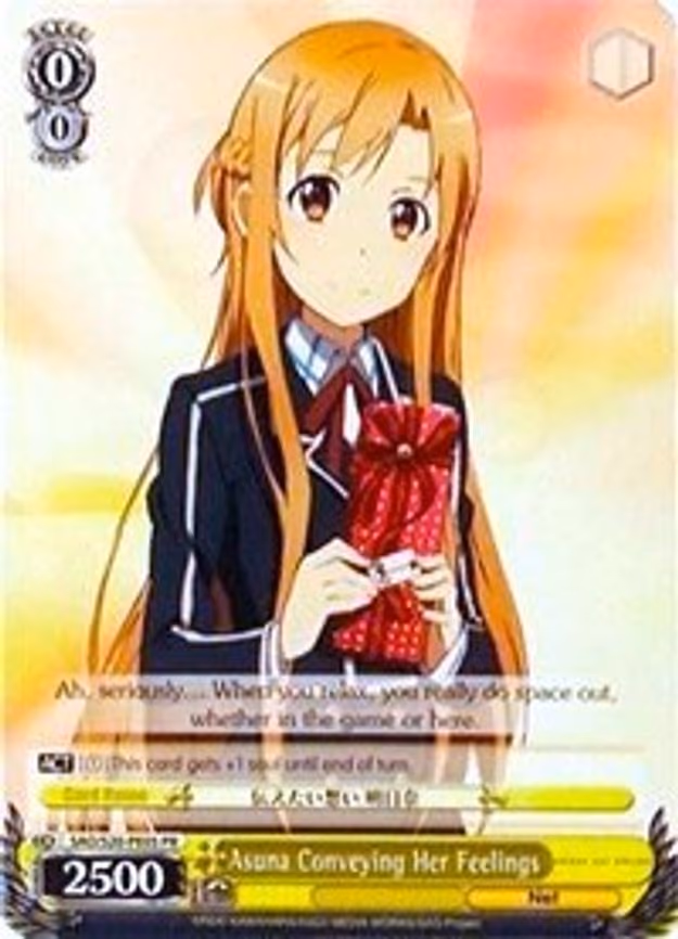 Asuna Conveying Her Feelings