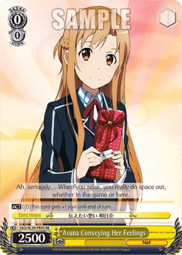 Asuna Conveying Her Feelings