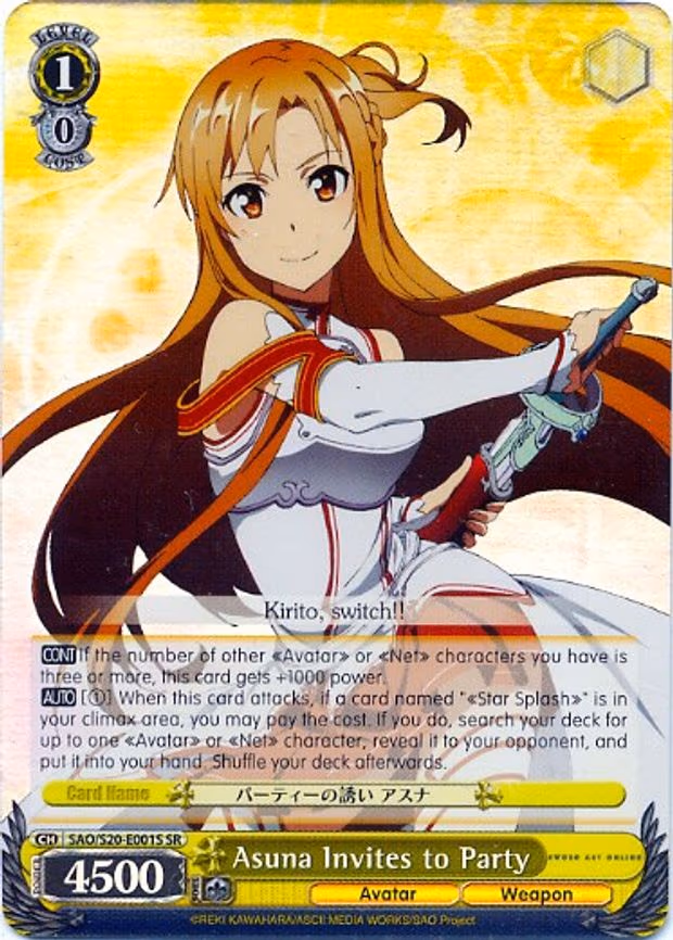 Asuna Invites to Party