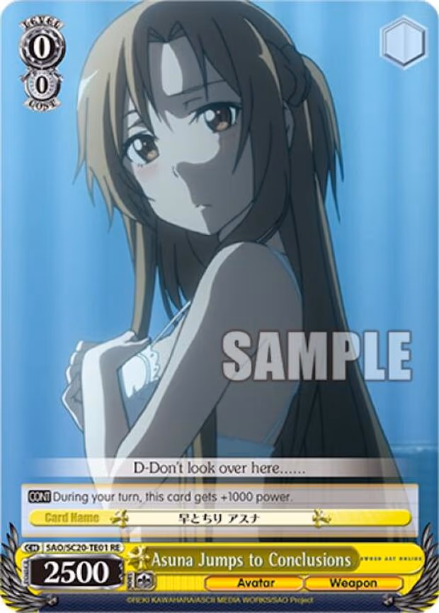 Asuna Jumps to Conclusions