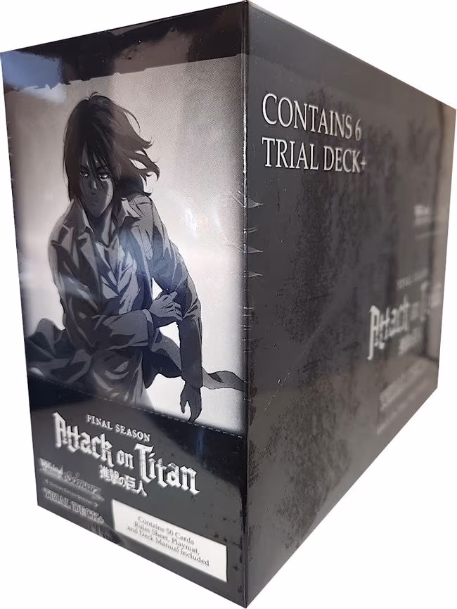 Attack on Titan: Final Season Trial Deck+ Display