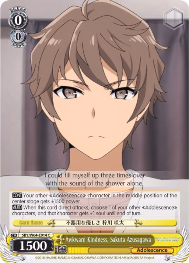 Awkward Kindness, Sakuta Azusagawa