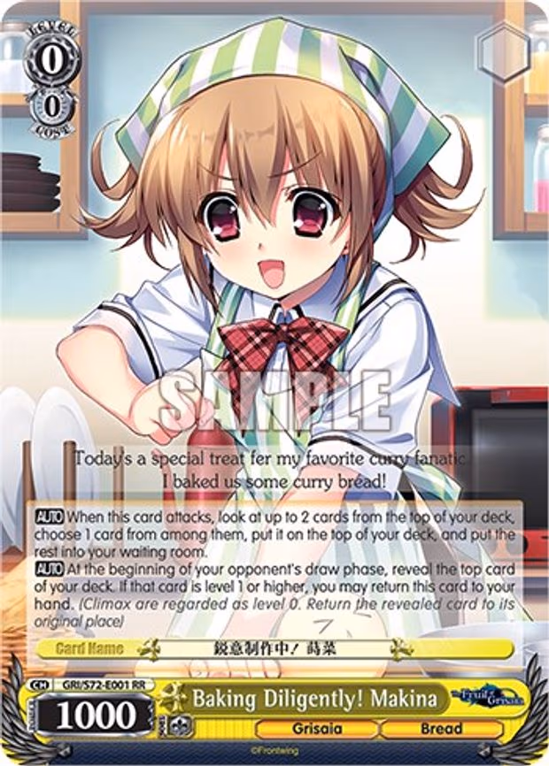 Baking Diligently! Makina