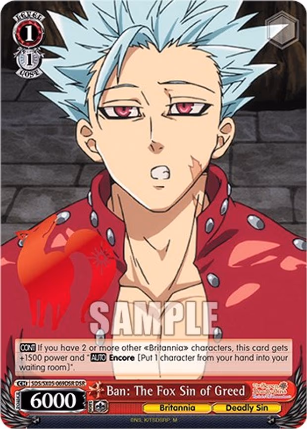 Ban: The Fox Sin of Greed