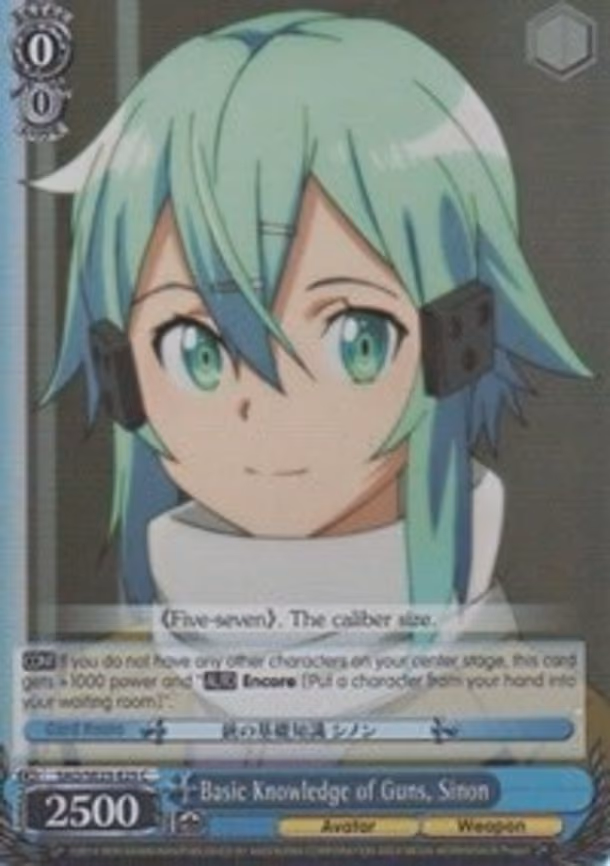 Basic Knowledge of Guns, Sinon