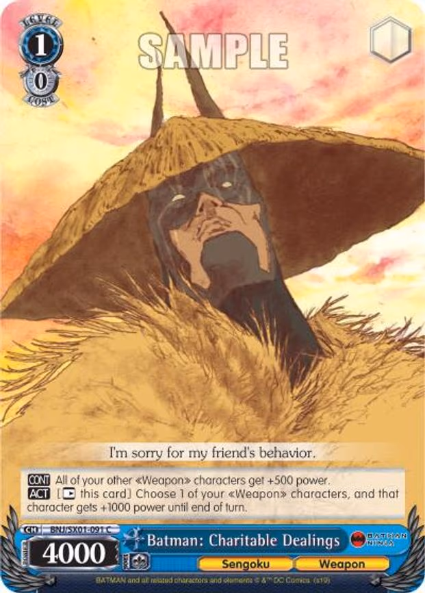 Batman: Charitable Dealings - Common (BNJ/SX01-091 C)