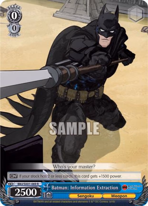 Batman: Information Extraction - Rare (BNJ/SX01-069 R)