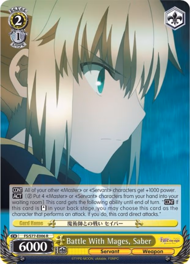 Battle With Mages, Saber