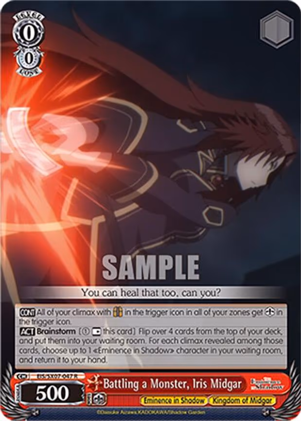 Battling a Monster, Iris Midgar