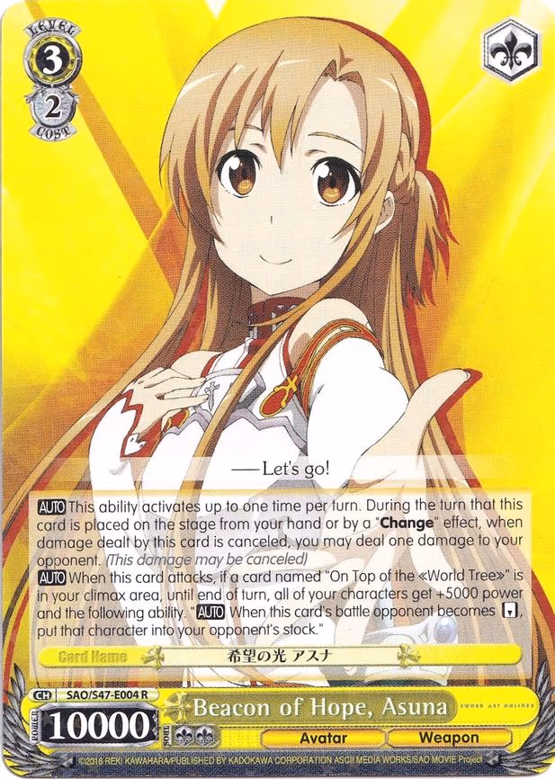 Beacon of Hope, Asuna
