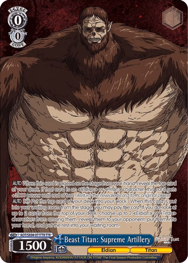 Beast Titan: Supreme Artillery