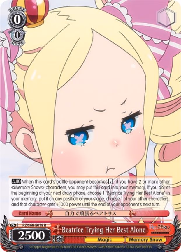 Beatrice Trying Her Best Alone