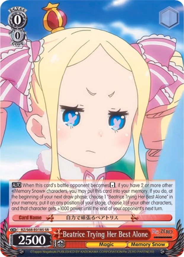Beatrice Trying Her Best Alone