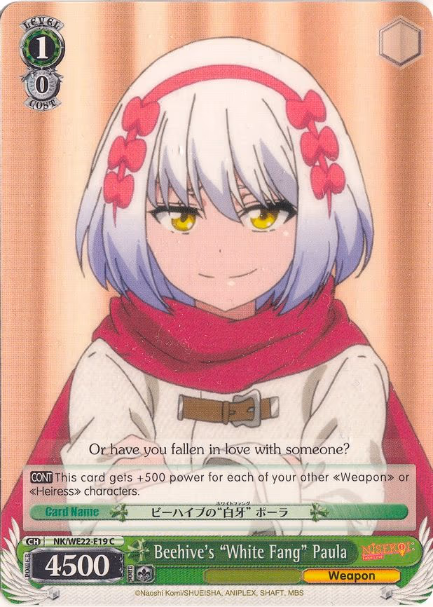 Beehive's "White Fang" Paula
