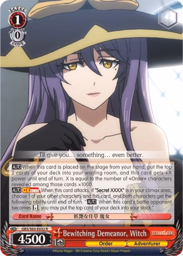 Bewitching Demeanor, Witch